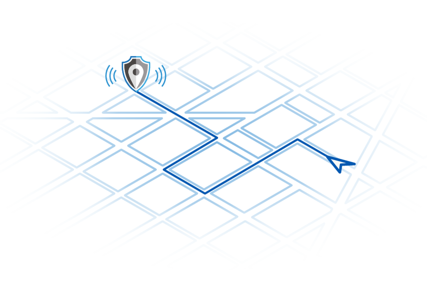 itineraire de geolocalisation